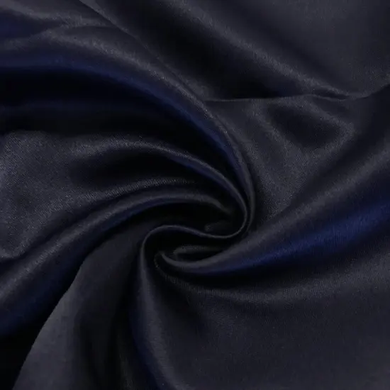 1 Yard Navy Matte Satin Duchess Satin Fabric 58/60&Prime; Wide 100% Polyester {1}