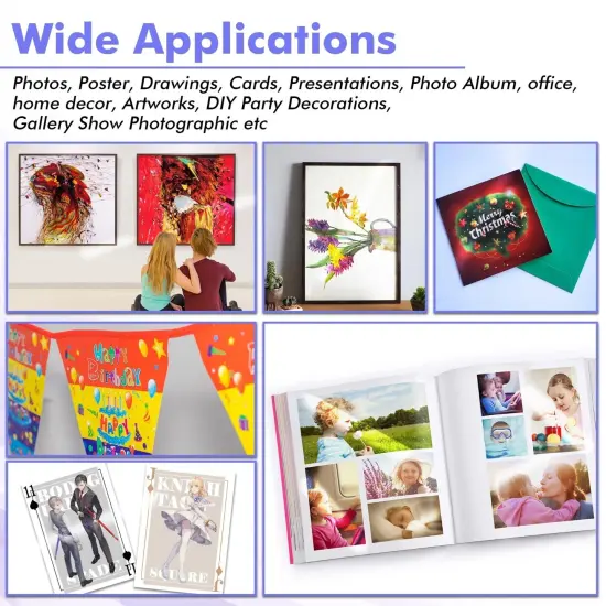 Koala Premium Glossy Photo Paper 500 Sheets - 4x6 & 5x7 61lb 230gsm for Inkjet {5}