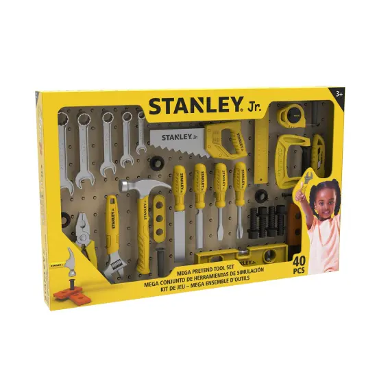 Stanley Jr. Pretend Play Hand toolset 40 Pieces {1}