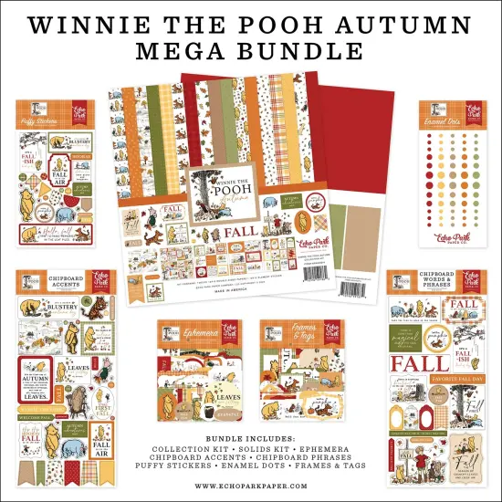 Echo Park Mega Bundle-Winnie The Pooh Autumn {1}