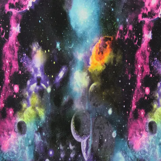 1 Yard Colorful Galaxy Stretch Spandex Fabric for Swimwear Leggings Dancewear Costumes Activewear (36" x 60") Inches Wide {5}