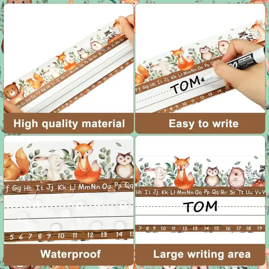 50PCS Woodland Friends Nameplate {3}