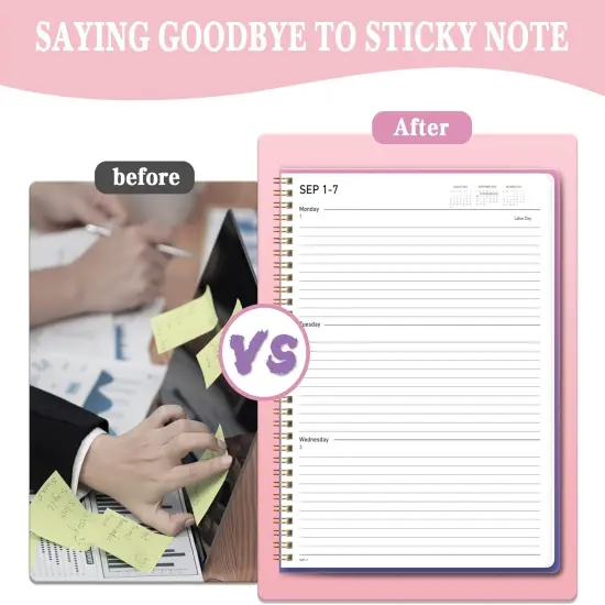 Academic Planner 2025 - A4 (Gradient Purple) {4}