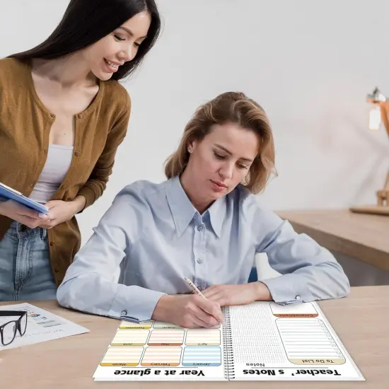 Teacher Planner Book - A4 Size (Oil Painting) {5}