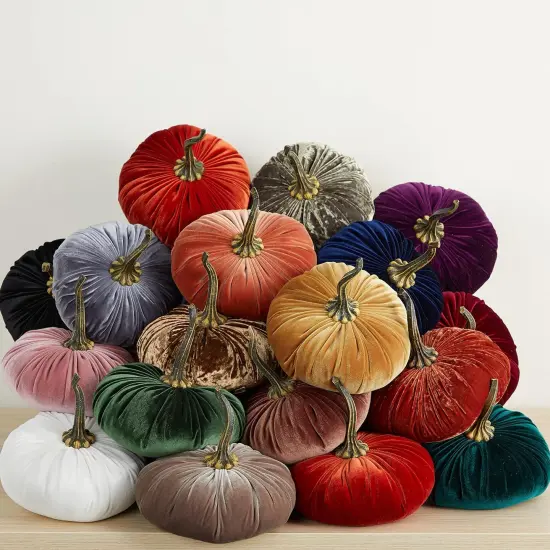 Velvet Pumpkin - Fall Home Decor {4}