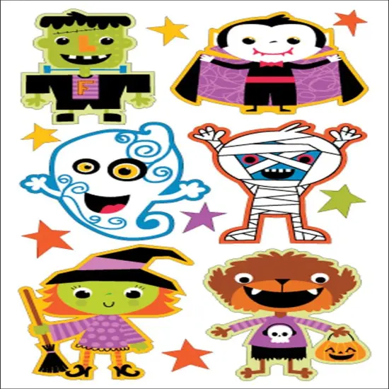 Sticko Classic Monsters Epoxy Dimensional Stickers {1}