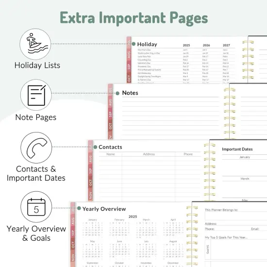 Teacher Planner 2025-2026 - 8.5"x11" - Beige {4}