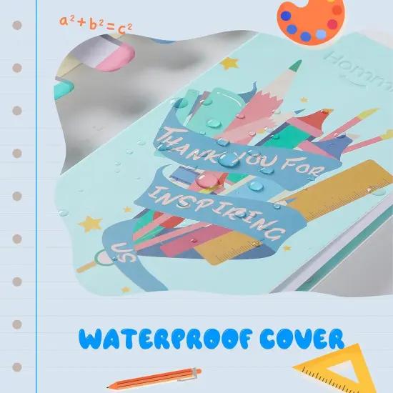 Blackboard Sticky Notes Set (Blue Background) {5}