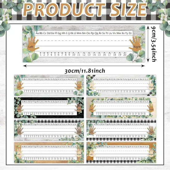 72 Pcs Farmland Name Plates for Classroom Desks {2}