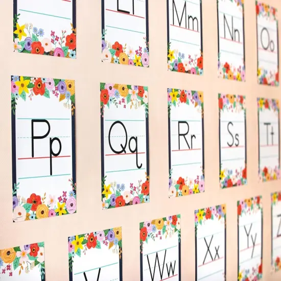 Teacher Created Resources Wildflowers Alphabet Bulletin Board {3}