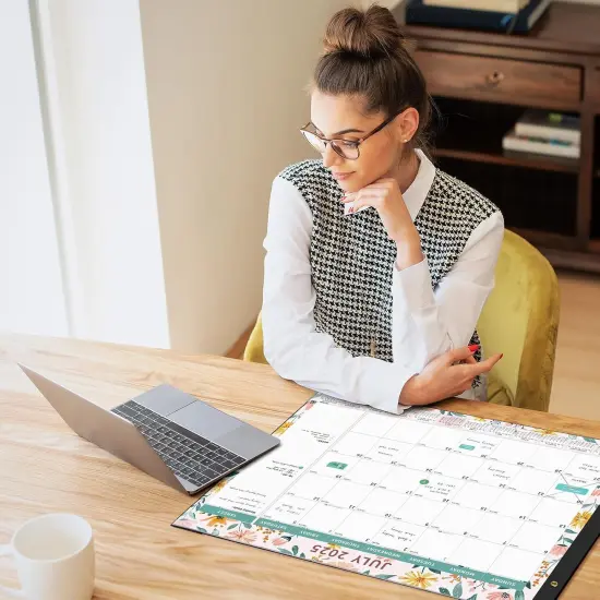 Desk Calendar 2025-2026 - 22"x17" - Ditsy Floral (Extra Large) {2}