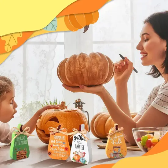 4 Pcs Fall Decorations Tiered Tray {5}