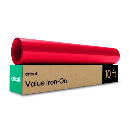 Cricut Value Iron-on - Red - 12 in x 10 ft (1) {1}