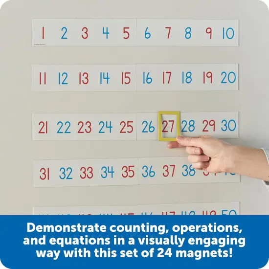 Learning Resources Magnetic Number Line 1-100 {2}