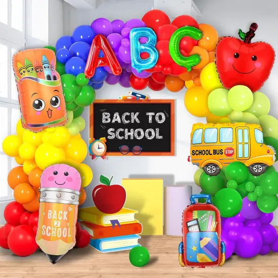 Back To School Balloon Arch Kit 169Pcs {1}
