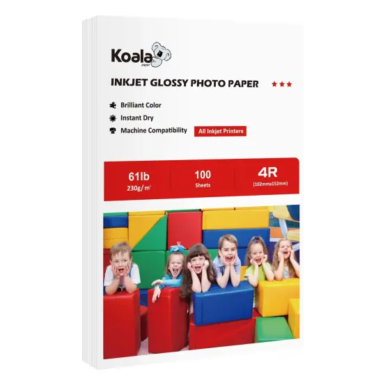 Koala Premium Glossy 61lb/230gsm Thick Inkjet Photo Paper in Multiple Sizes {1}
