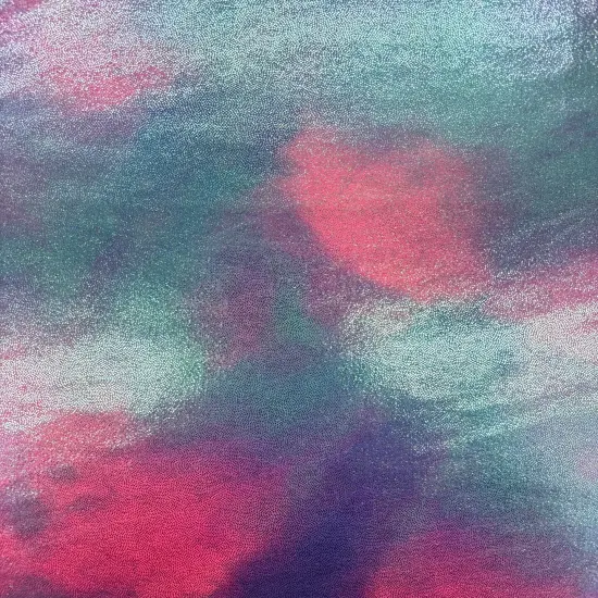 1 Yard Pink Skies Print Mystique Spandex Fabric for Leggings Costumes Dancewear Activewear (36" x 60") Inches Wide {1}