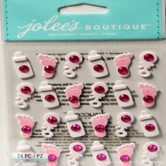 Jolee's Boutique Baby Girl Icon Repeats Dimenisonal Stickers {1}