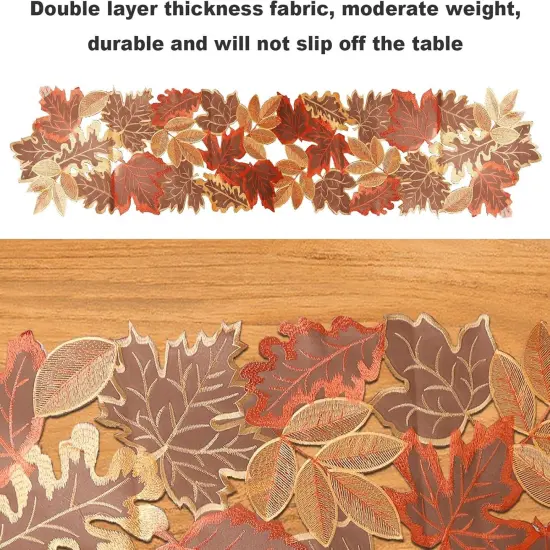 Fall Leaves Table Runner - {3}