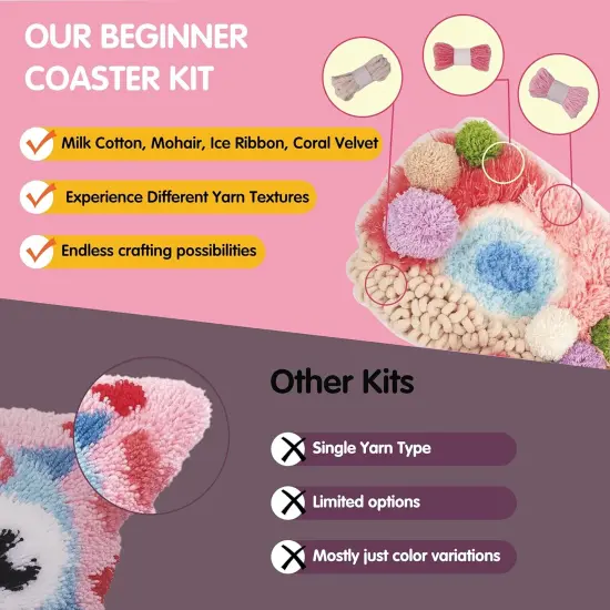 Crochet Kit for Beginners - Latch Hook Kits {5}