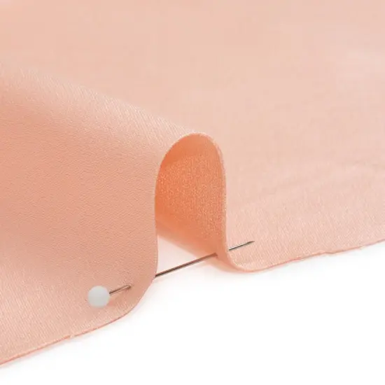 1 Yard Veiled Rose Silk Crepe Back Satin Soft Smooth Luxurious Sewing Fabric for Bridal Dresses 44 inch Width {2}