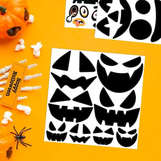 40 PCS Pumpkin Decorating Stickers {5}