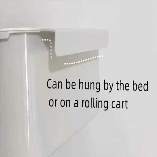 2 Pack Pink Hanging Cup Holders,10x5x4.5"Trolley Basket Storage {3}