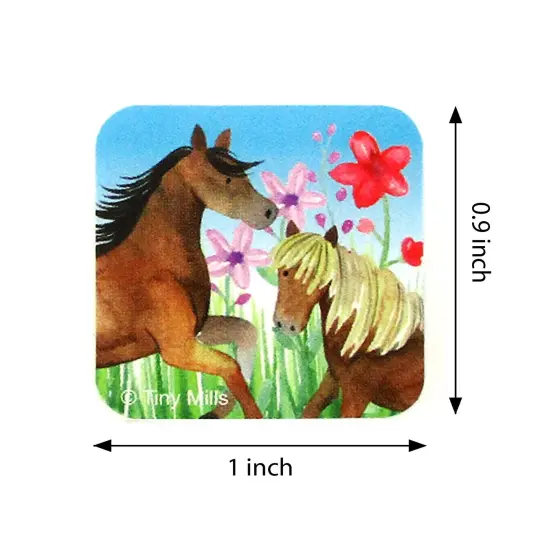 Horse Stickers 100 Stickers/Dispenser, Pack of 12 Dispensers for Horse Birthday Party {5}