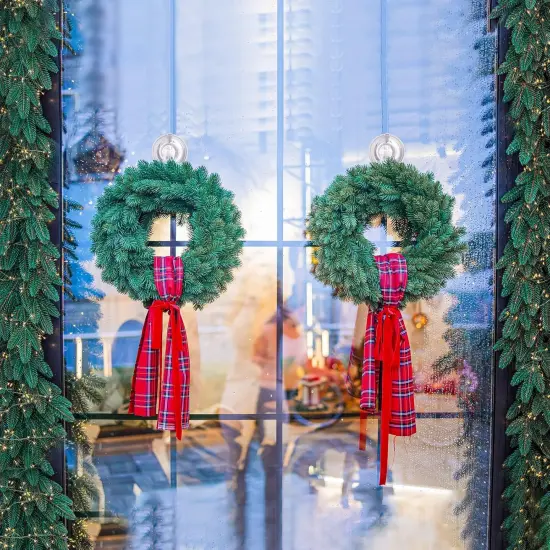 Wreath Hanger, Large Suction Cup - Clear {2}