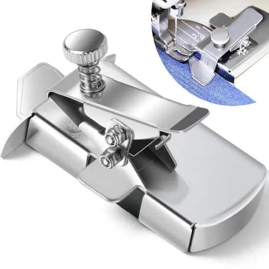 Upgraded Magnetic Seam Guide for Sewing Machine, Magnetic Seam Guide with Clip, Universal Seam Guide, Hemmer Guide, Multifunctional Hem Guide for Sewing Machine, Sewing Supplie Accessories {1}