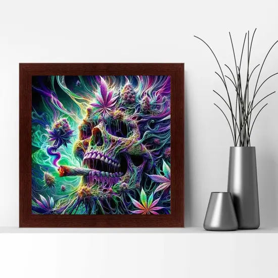 Skull 5D Diamond Painting Kits for Beginner - 13.78X13.78 Inch {5}