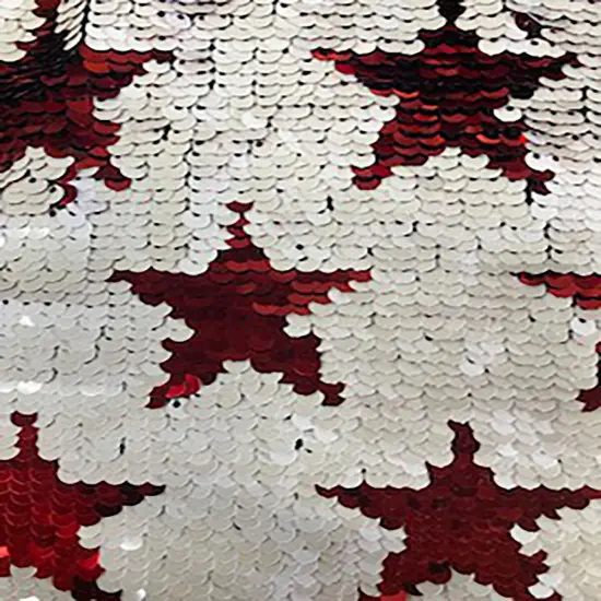 1 Yard Reversible Star Sequin Poly Spandex Fabric for Dancewear Costumes and Craft Decor 56/54 Inch Width Black Gold Face {2}