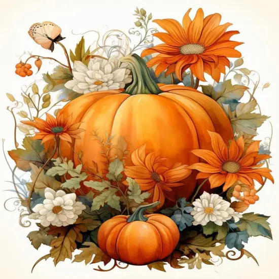 Fall Paint by Numbers for Adults {1}