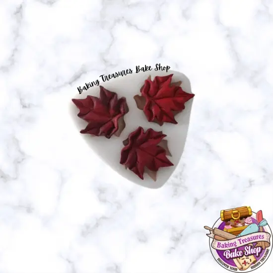 Fall Maple Leaf Trio Silicone Mold {1}