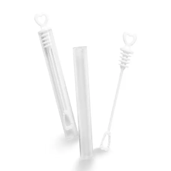 40 Pack Mini Heart Bubble Wands &ndash; Great Wand Bubbles Party Favors for Weddings and Anniversaries {5}