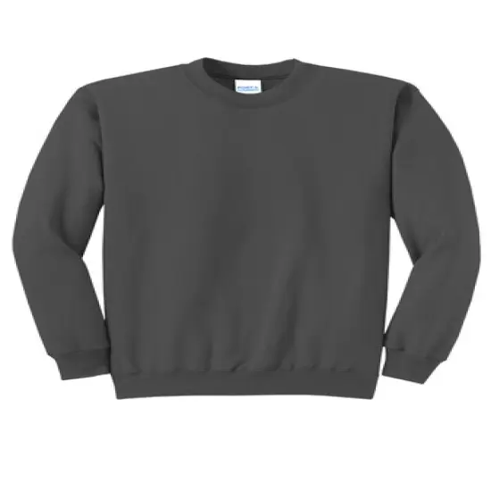 Port & Company&reg; Core Fleece Crewneck Sweatshirt Charcoal&nbsp; {1}