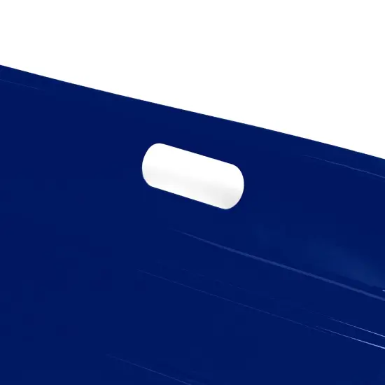 Best Choice Products 35in Kids Outdoor Plastic Sport Toboggan Winter Snow Sled Board w/ Pull Rope, 2 Handles Navy {4}