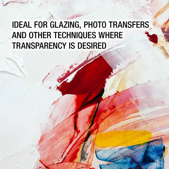 Clear Acrylic Medium Gloss Gel, 200ml - (6.7 Ounce) Tube - Increase Gloss, Viscosity & Transparency in Acrylic Paints {4}