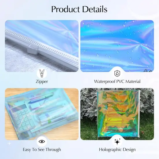 5 Pcs Poly Zip Envelope {2}