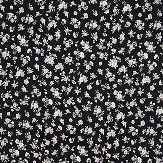 1 Yard Rayon Crinkle Polar Night Woven Fabric, 50/52&Prime; Wide 100% Rayon {2}