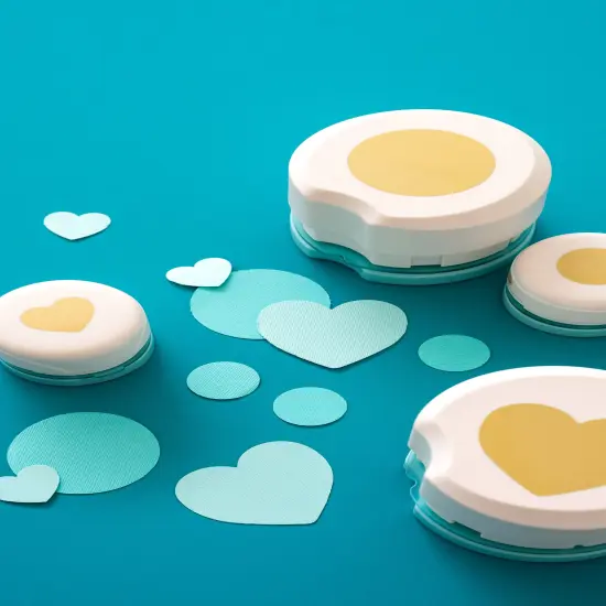 We R Memory Keepers 1" Clear-Cut Punches-Heart {6}