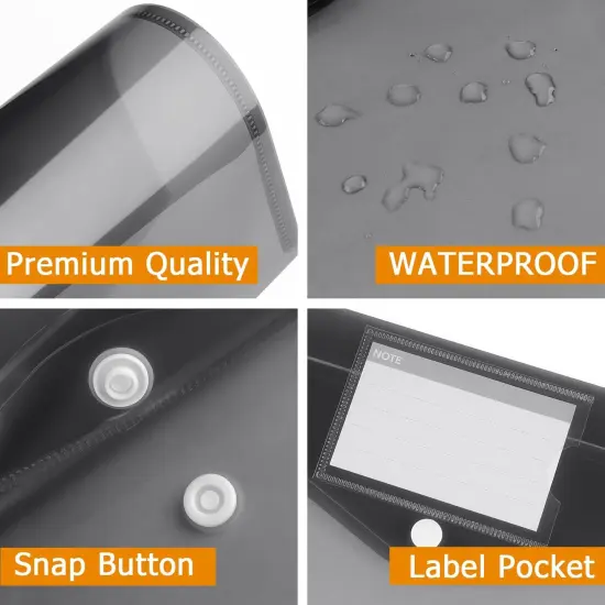 6 Pack Plastic Envelopes {3}