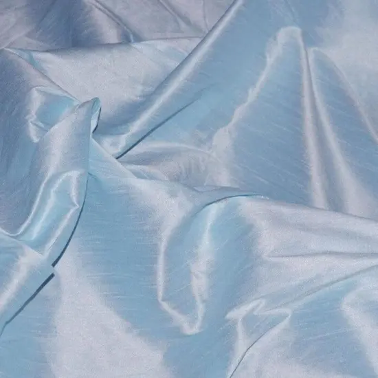 Polyester Silk Fabric Faux Silk Dupioni Fabric Baby Blue {2}