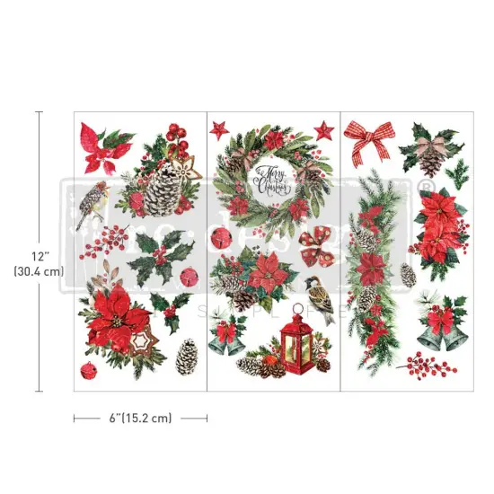 Small Transfers - Classic Christmas - 3 sheets, 6"x12" {1}