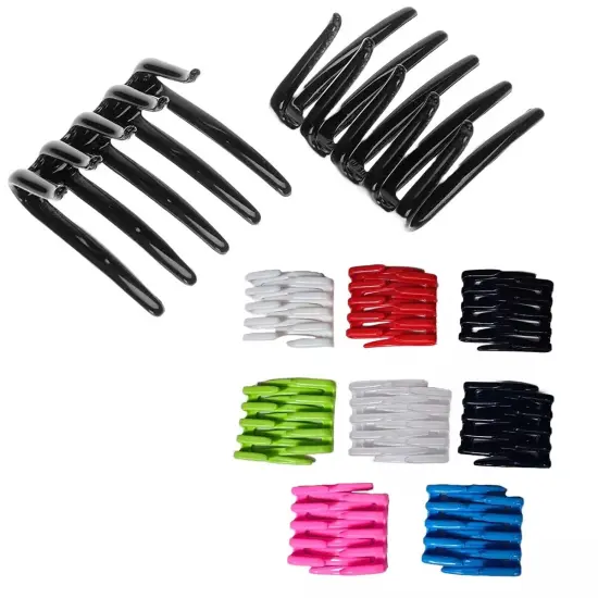 Kitcheniva 4 Pcs Assorted Colors French Crab Hair Claw Comb {3}