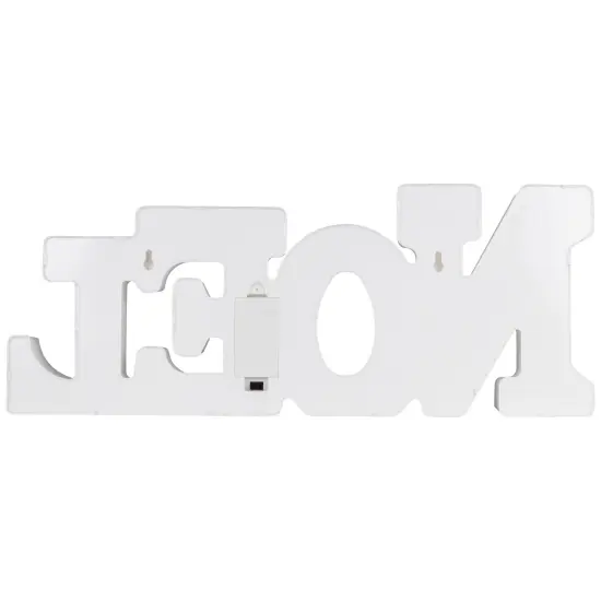 Northlight LED Lighted NOEL Christmas Marquee Wall Sign - 17" - White {7}