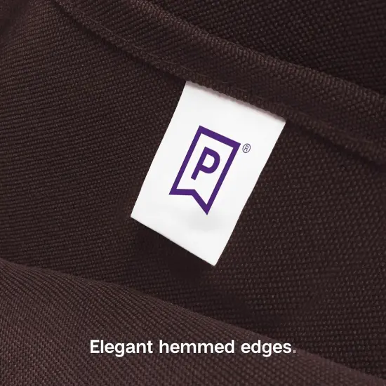 Cloth Napkins - 17 x 17 Inch Chocolate Dinner Napkins - Set of 12 Soft & Absorbent Washable Fabric Cloth Table Napkins with Hemmed Edges for Hotel Restaurant, Holiday Parties & Wedding {3}