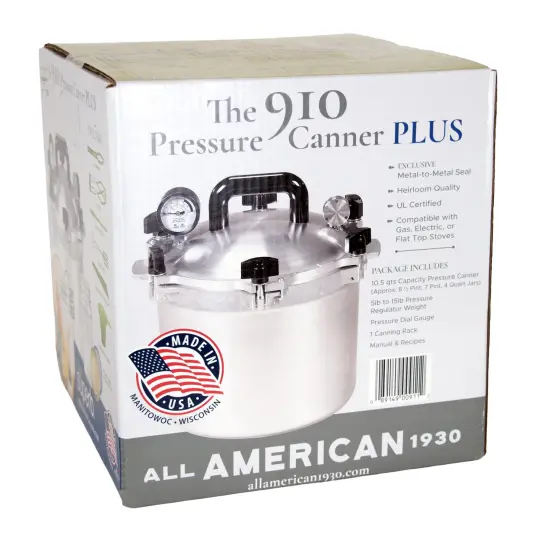 All American Pressure Cooker Kit,Heavy Duty 10.5 Qt Canner with Pressure Gauge, Easy-to-Use, Ideal for Home Canning and Preserving, Durable Aluminum Construction, with Instruction Manual {5}