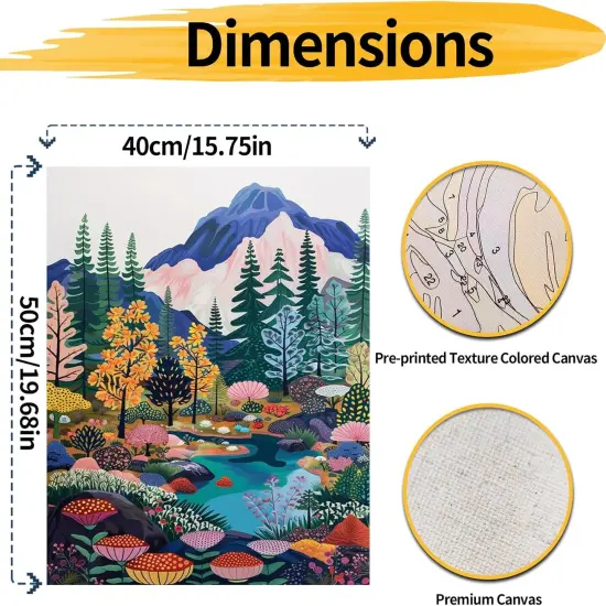 Paint by Numbers for Adult Kits-16x20 inch/40X50CM (No Frame) {2}