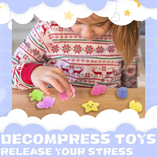 40 Pcs Tiny Mochi Squishy Toys {4}